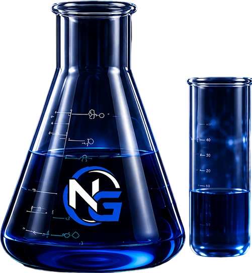 NexGenResearch laboratory flask